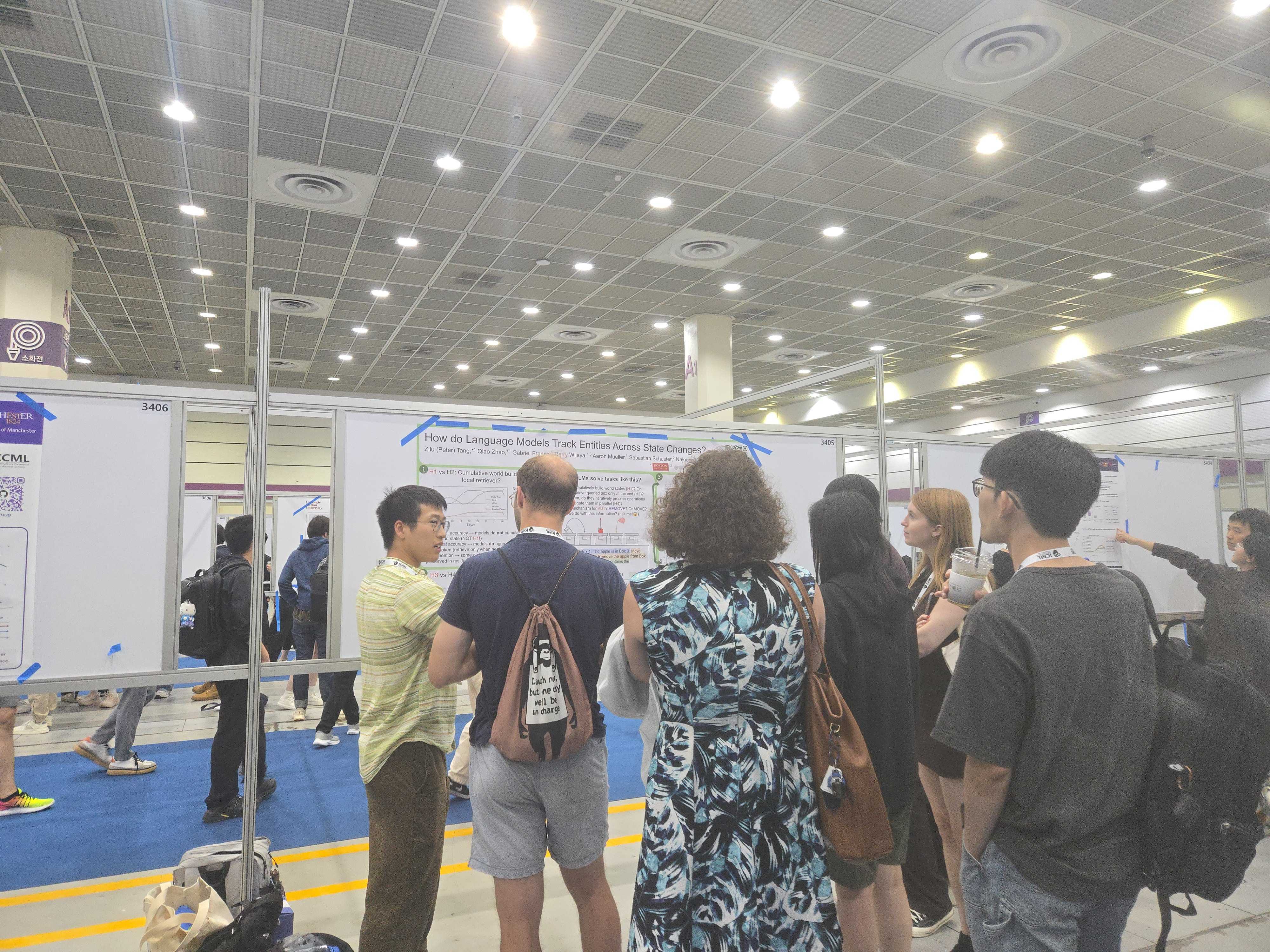 Entity tracking team at ICML in Seoul!